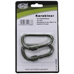 2 Stk Karabiner Schraubverschluss Oliv 7 2 Stk Karabiner Schraubverschluss Oliv -Outdoorfan Geschaft 2 stk karabiner schraubverschluss oliv3 1