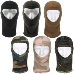 Balaclava 1-Loch Dünn Versch. Farben