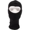 Balaclava 1-Loch Elasthan Schwarz