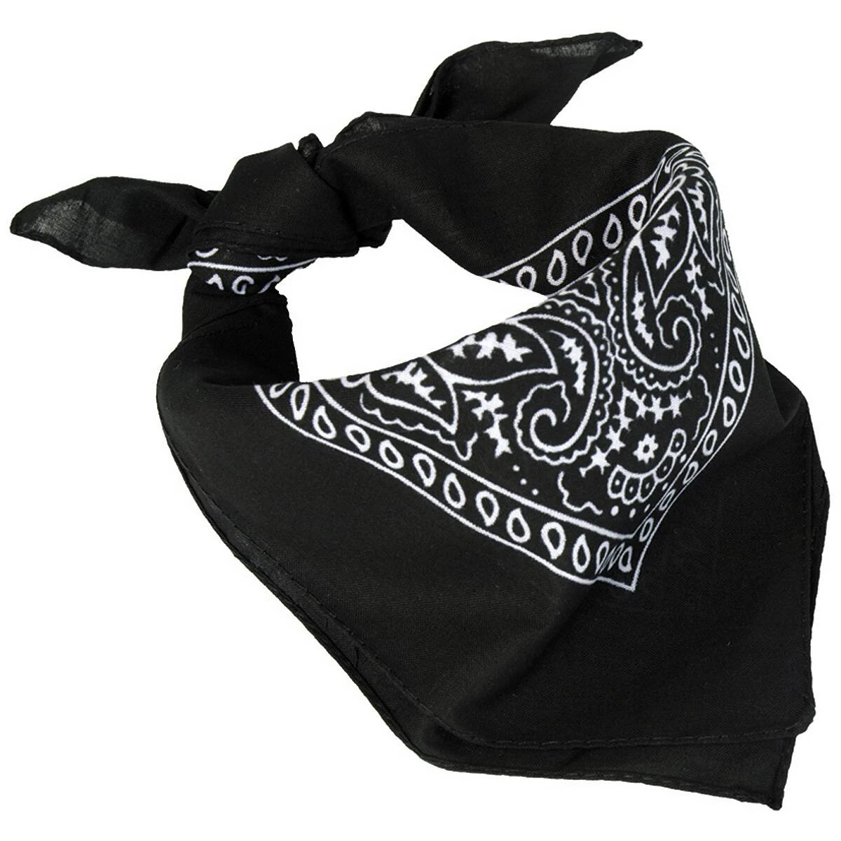 Mil-Tec Bandana (US Halstuch) Paisley Schwarz 3 Mil-Tec Bandana (US Halstuch) Paisley Schwarz