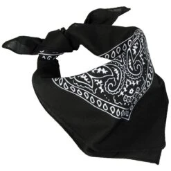 Mil-Tec Bandana (US Halstuch) Paisley Schwarz