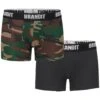 Brandit Boxershorts 2er Pack Woodland Und Schwarz 2 Brandit Boxershorts 2er Pack Woodland Und Schwarz -Outdoorfan Geschaft boxershorts 2er pack woodland und schwarz