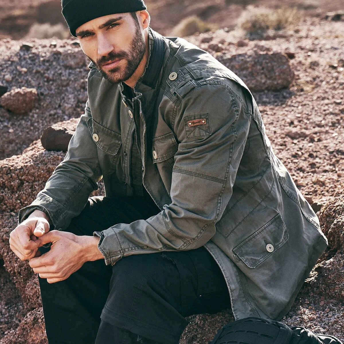 Brandit Britannia Jacke Oliv 4 Brandit Britannia Jacke Oliv – Bild 2