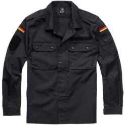 Brandit Bundeswehr Feldbluse Schwarz -Outdoorfan Geschaft brandit bundeswehr feldbluse schwarz2 1