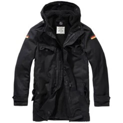 Brandit BW Parka Mit Futter Schwarz