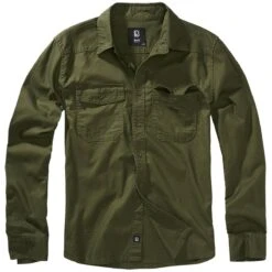 Brandit Flanellhemd Oliv