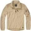 Brandit Fleece Troyer Ripstop Camel -Outdoorfan Geschaft brandit fleece troyer ripstop camel 1