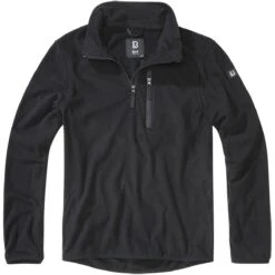 Brandit Fleece Troyer Schwarz