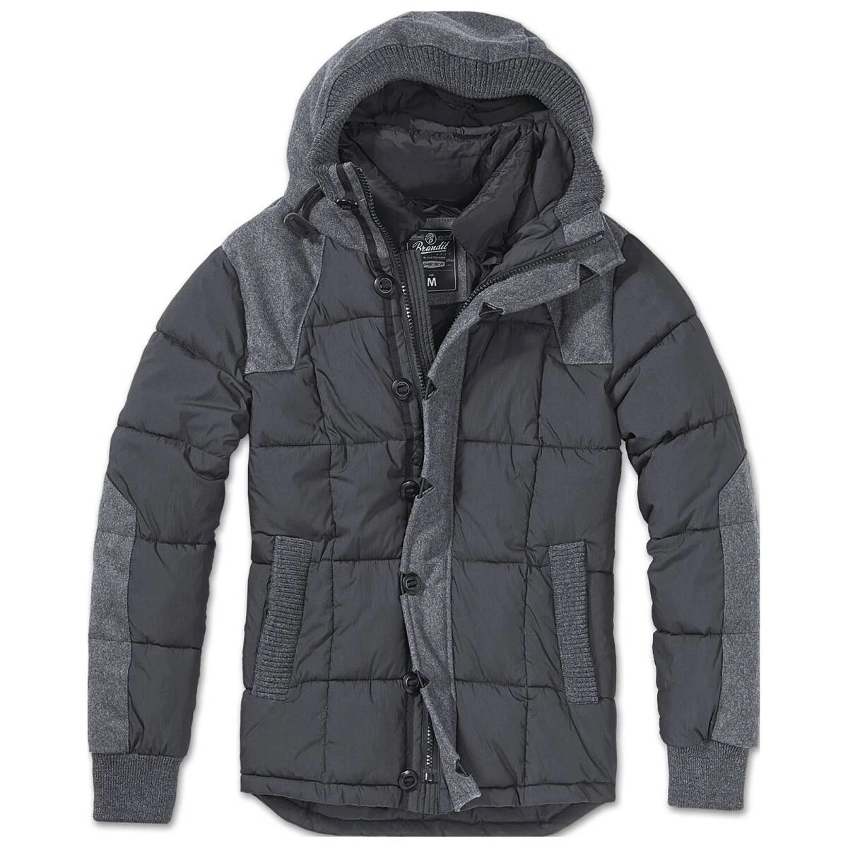 BRANDIT Garret Steppjacke Schwarz 3 BRANDIT Garret Steppjacke Schwarz