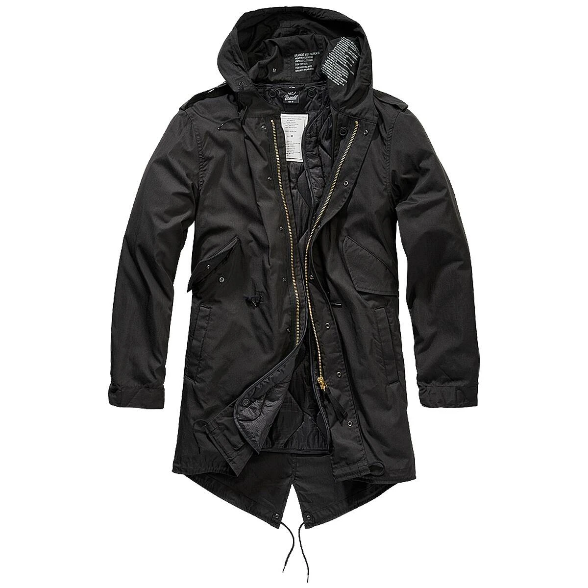 Brandit M51 Parka Schwarz 3 Brandit M51 Parka Schwarz