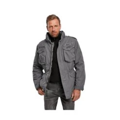 BRANDIT M65 Giant Jacke Anthrazit -Outdoorfan Geschaft brandit m65 giant jacke anthrazit3 1