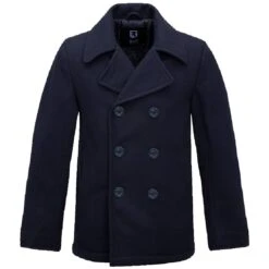 Brandit Pea Coat Navy