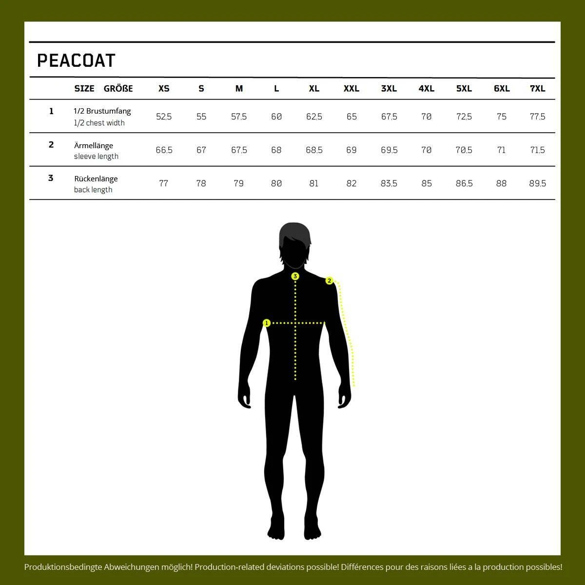 Brandit Pea Coat Navy 5 Brandit Pea Coat Navy – Bild 3