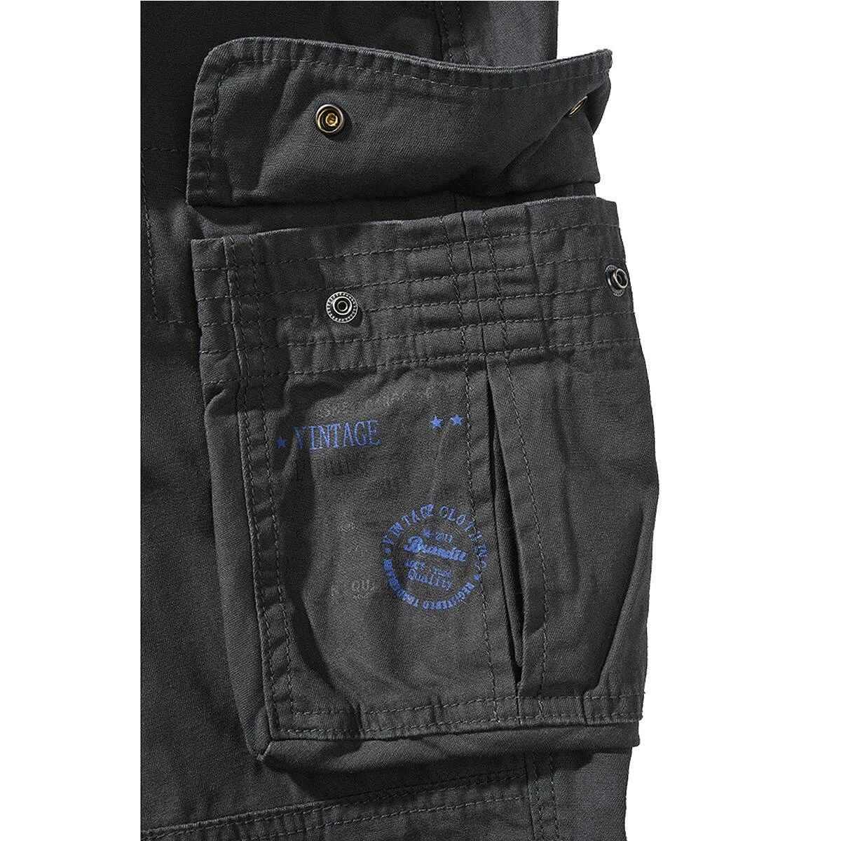 Brandit Pure Slim Fit Trousers Anthrazit 6 Brandit Pure Slim Fit Trousers Anthrazit – Bild 4