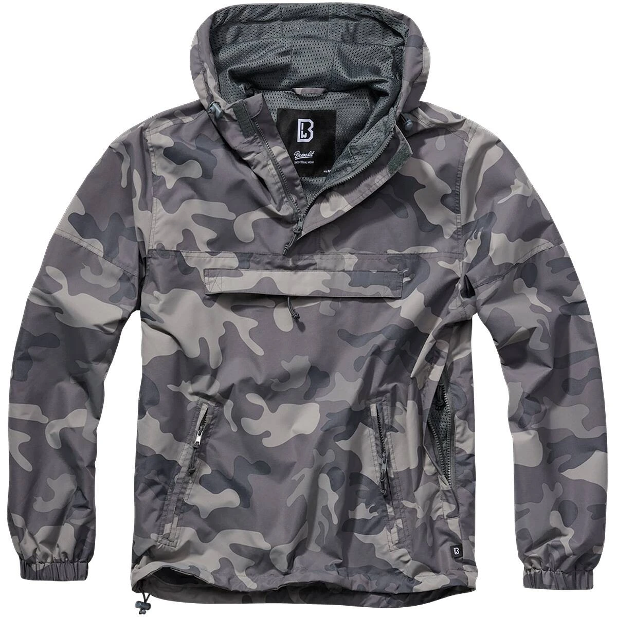 Brandit Sommer Windbreaker Grey Camo 3 Brandit Sommer Windbreaker Grey Camo