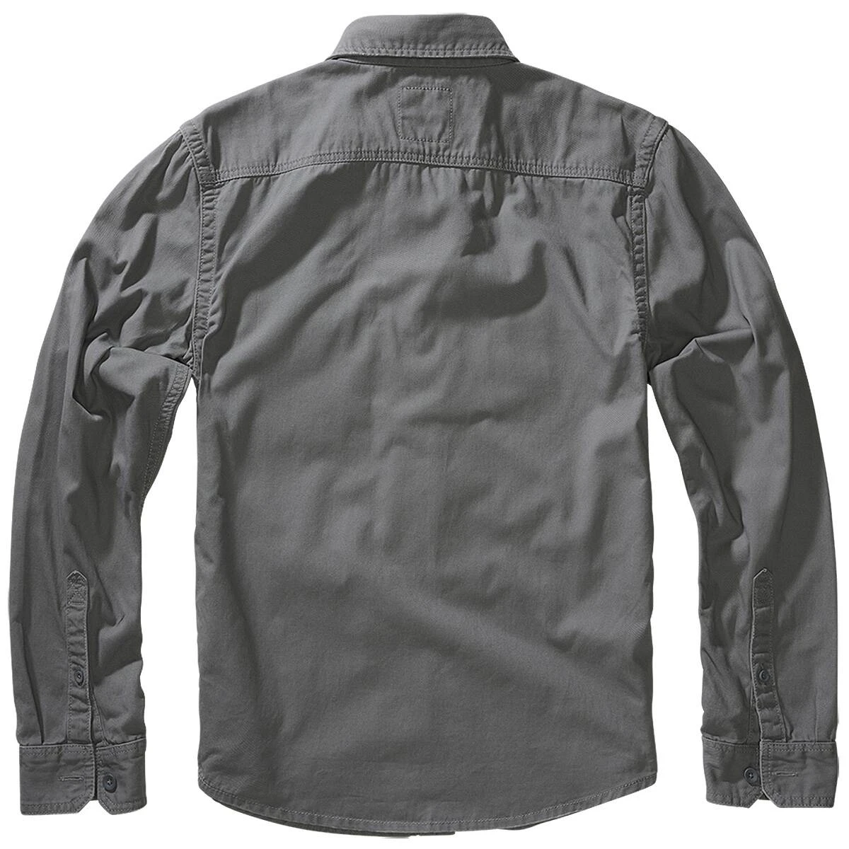 Brandit Vintage Shirt Langarm Anthrazit 4 Brandit Vintage Shirt Langarm Anthrazit – Bild 2