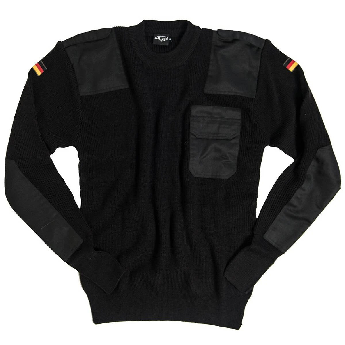 Mil-Tec Bundeswehr Pullover Nach TL Schwarz 3 Mil-Tec Bundeswehr Pullover Nach TL Schwarz