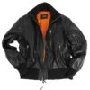 Mil-Tec BW Lederjacke Flieger Schwarz -Outdoorfan Geschaft bw lederjacke flieger schwarz
