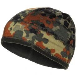 BW Mütze Fleece Flecktarn