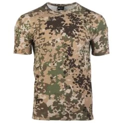 Mil-Tec BW Tropen T-Shirt Aridfleck Mit Abzeichen