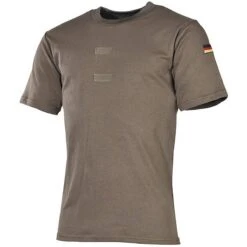 BW Tropen T-Shirt Mit Abzeichen Oliv