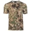 Mil-Tec BW Tropen T-Shirt Mit Nat. Abzeichen Aridfleck