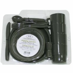 Mil-Tec Camping Kunststoffgeschirr 26-tlg. Oliv 6 Mil-Tec Camping Kunststoffgeschirr 26-tlg. Oliv -Outdoorfan Geschaft camping kunststoffgeschirr 26 tlg oliv2