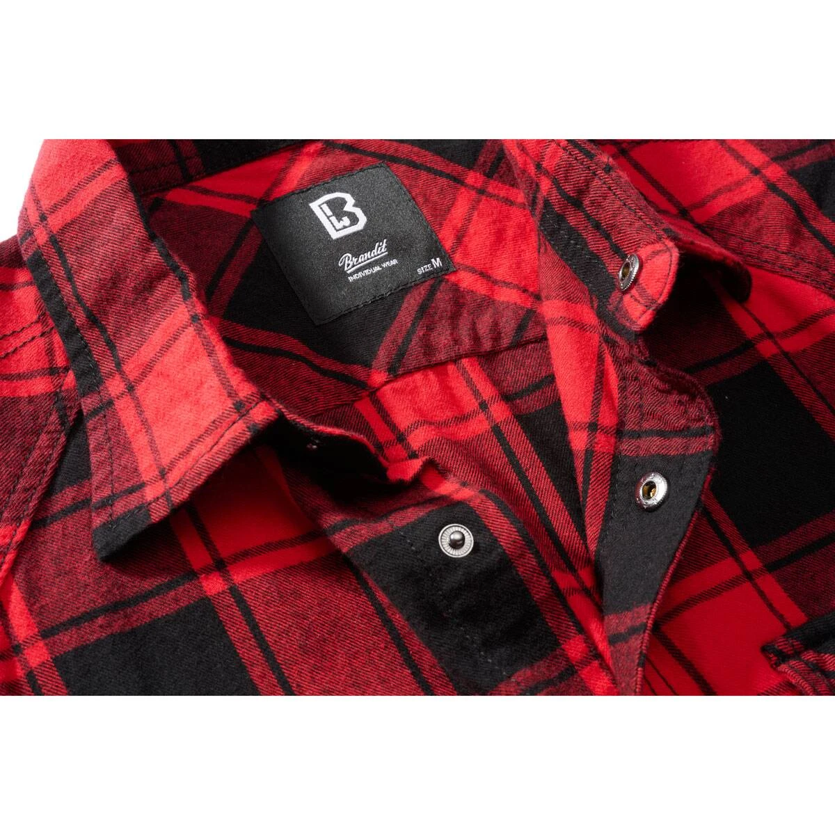 Brandit Checkshirt ärmellos Rot-schwarz 5 Brandit Checkshirt ärmellos Rot-schwarz – Bild 3