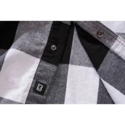 Brandit Checkshirt ärmellos Weiß-schwarz 13 Brandit Checkshirt ärmellos Weiß-schwarz -Outdoorfan Geschaft checkshirt aermellos weiss schwarz6