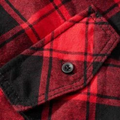 Brandit Checkshirt Kurzarm Rot-schwarz 10 Brandit Checkshirt Kurzarm Rot-schwarz -Outdoorfan Geschaft checkshirt kurzarm rot schwarz4 1