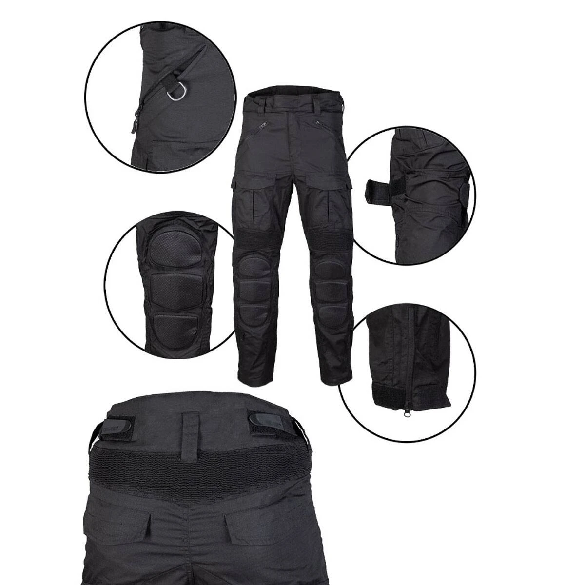 Mil-Tec Combat Hose Chimera Schwarz 4 Mil-Tec Combat Hose Chimera Schwarz – Bild 2