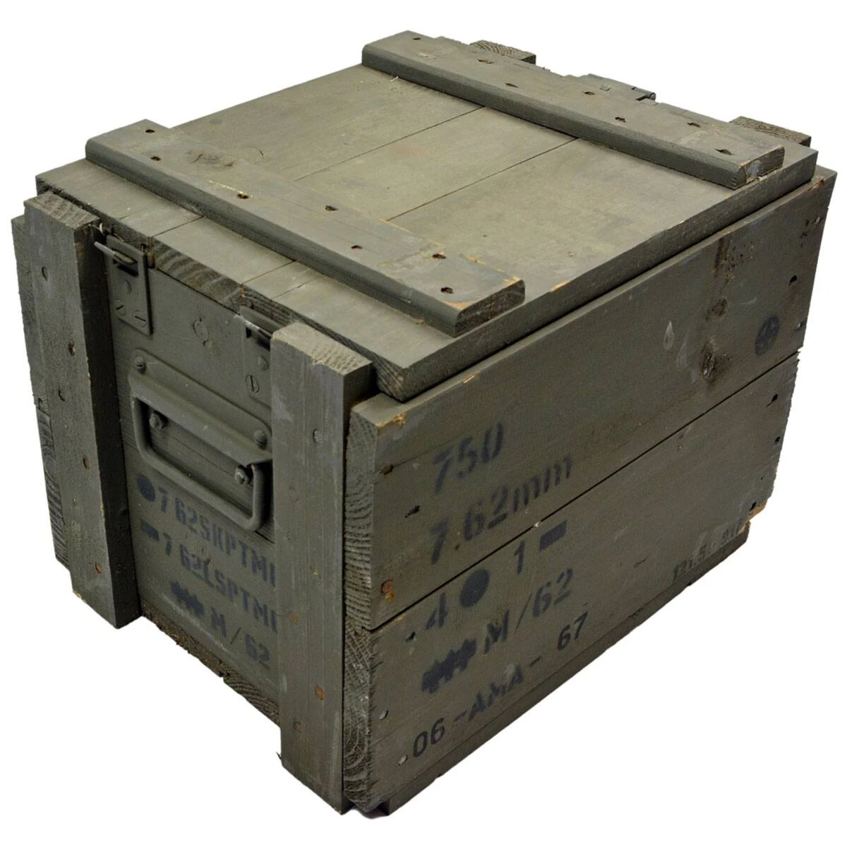 Dänische Holzkiste M62 Grau Gebraucht 3 Dänische Holzkiste M62 Grau Gebraucht