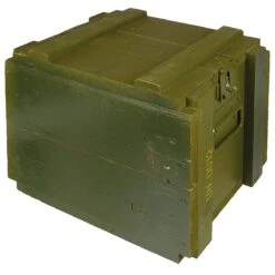 Dänische Holzkiste Oliv Neuwertig