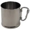 Edelstahl Tasse Mit Karabiner, 220 Ml -Outdoorfan Geschaft edelstahl tasse mit karabiner 220 ml