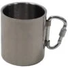 Edelstahl Thermo-Becher Mit Karabiner, 300 Ml -Outdoorfan Geschaft edelstahl thermo becher mit karabiner 300 ml
