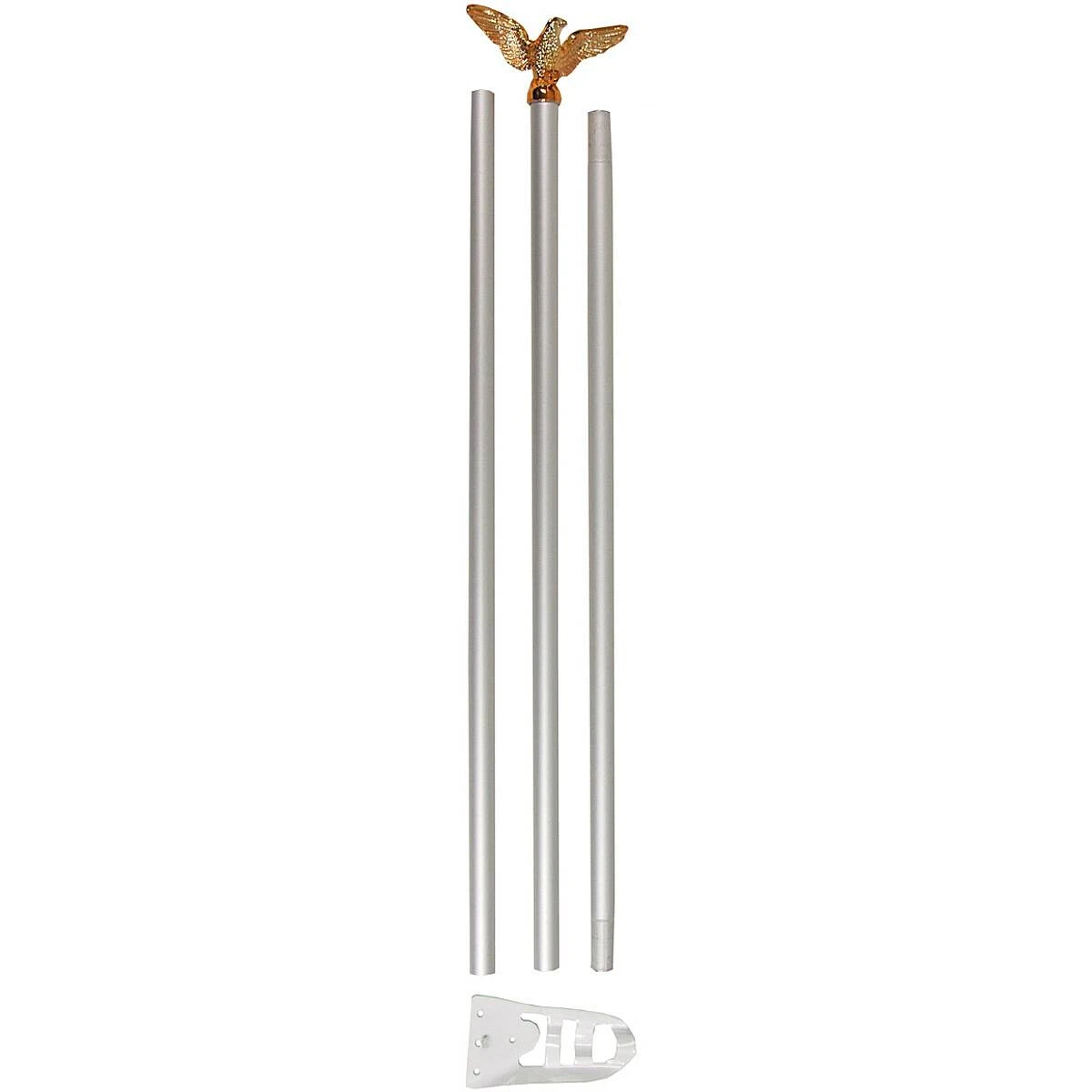 Fahnenstange Weiß Mit Adler 4 Fahnenstange Weiß Mit Adler – Bild 2