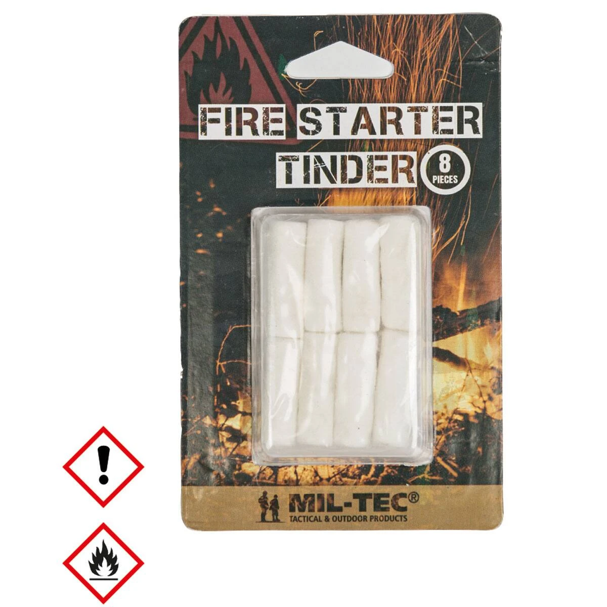 Mil-Tec Fire Starter Tinder (8 Stück) 3 Mil-Tec Fire Starter Tinder (8 Stück)