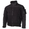 Fleece-Jacke COMBAT Schwarz -Outdoorfan Geschaft fleece jacke combat schwarz