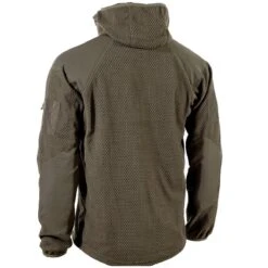 Fleecejacke Delta Mit Kapuze Oliv -Outdoorfan Geschaft fleecejacke delta mit kapuze oliv3