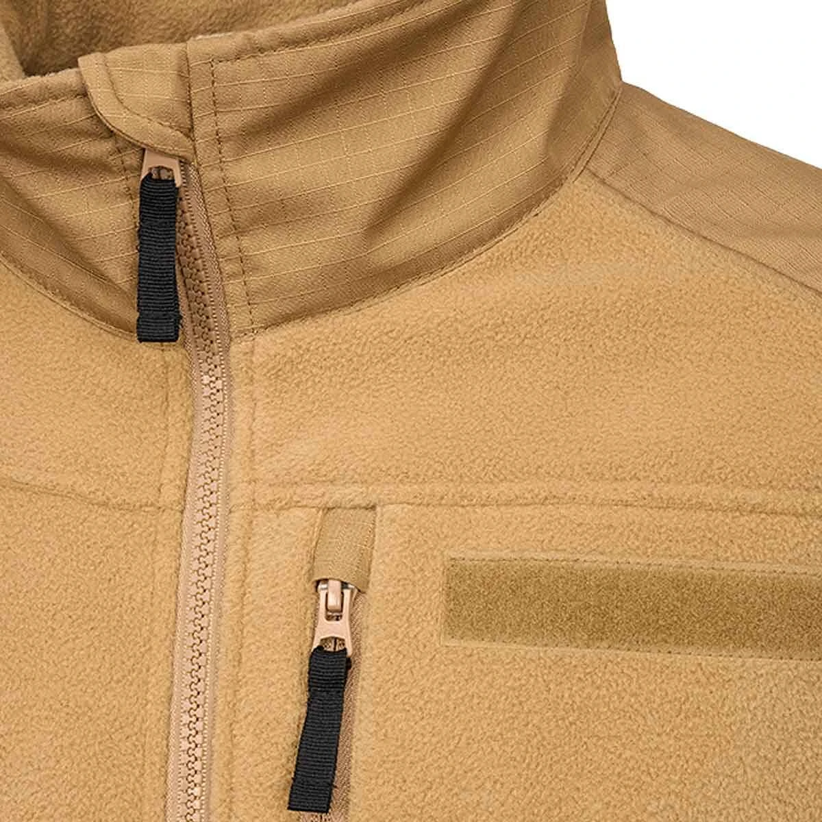 Brandit Fleecejacke Ripstop Beige 6 Brandit Fleecejacke Ripstop Beige – Bild 4