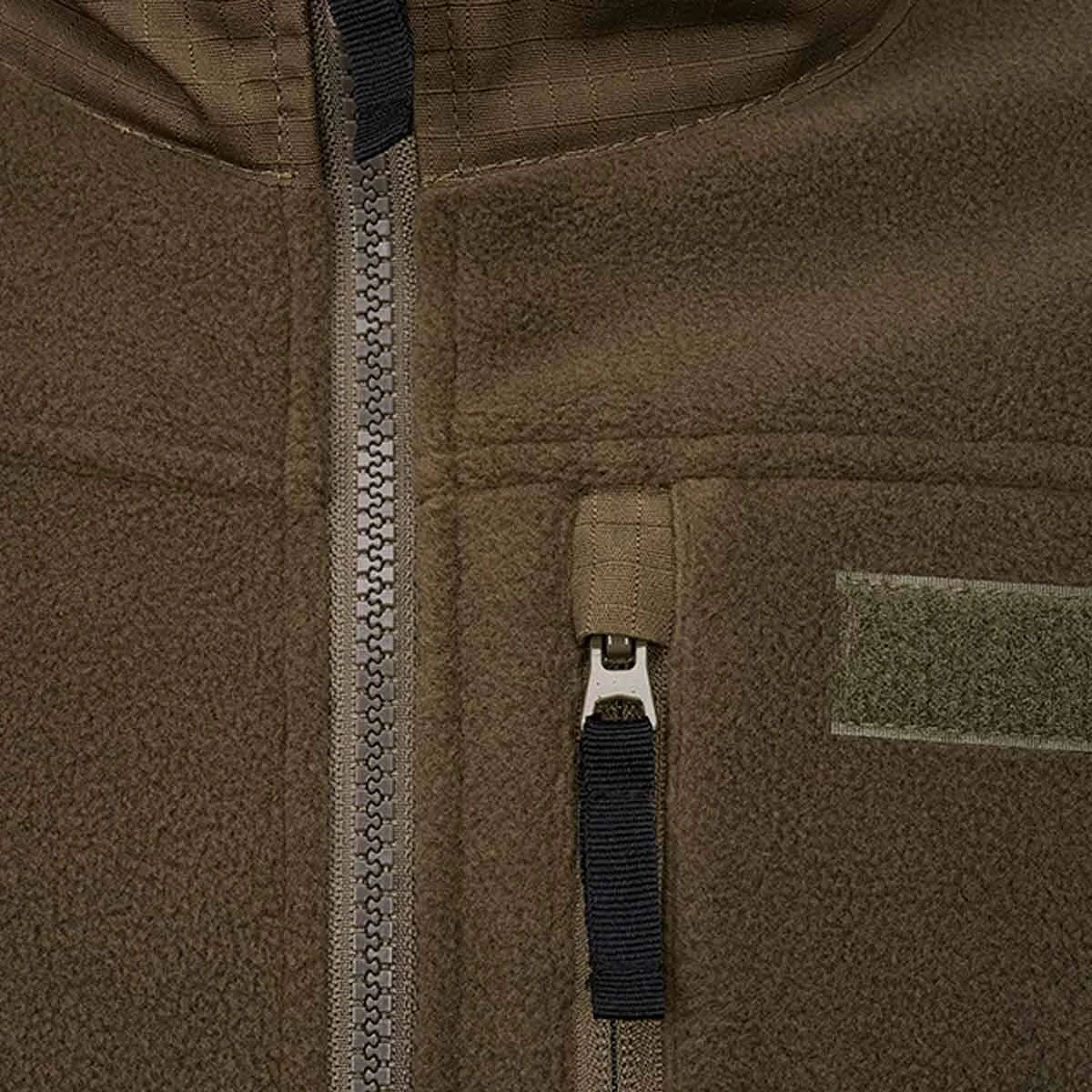 Brandit Fleecejacke Ripstop Oliv 6 Brandit Fleecejacke Ripstop Oliv – Bild 4