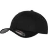 Brandit Flexfit Wooly Combed Cap Schwarz/grau
