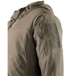 Hooded Insulated Jacke Level 4 Oliv -Outdoorfan Geschaft hooded insulated jacke level 4 oliv5