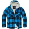Brandit Hooded Lumberjacket Schwarz-blau
