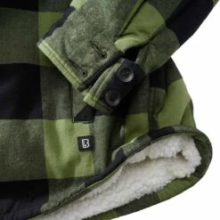 Brandit Hooded Lumberjacket Schwarz-oliv -Outdoorfan Geschaft hooded lumberjacket schwarz oliv4 1