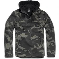 Brandit Hooded Windbreaker Darkcamo