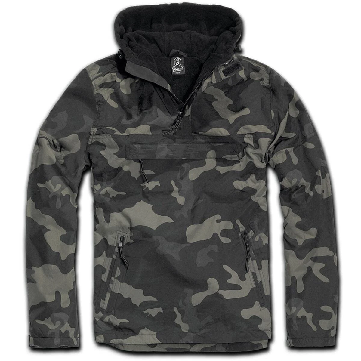 Brandit Hooded Windbreaker Darkcamo 3 Brandit Hooded Windbreaker Darkcamo