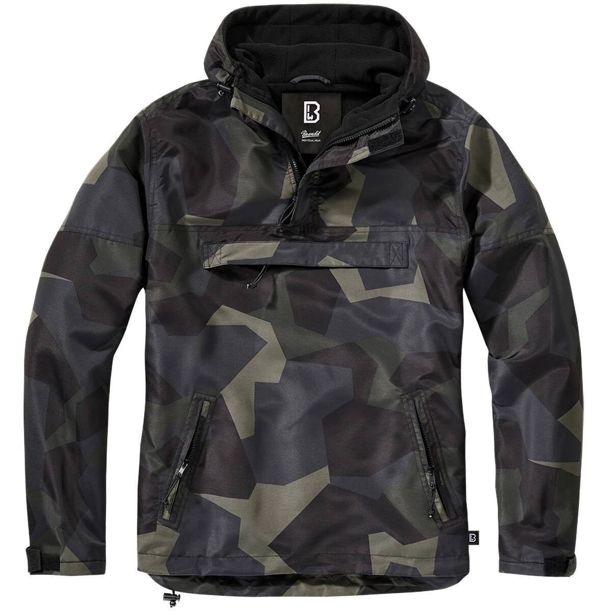 Brandit Hooded Windbreaker M90 Darkcamo 3 Brandit Hooded Windbreaker M90 Darkcamo