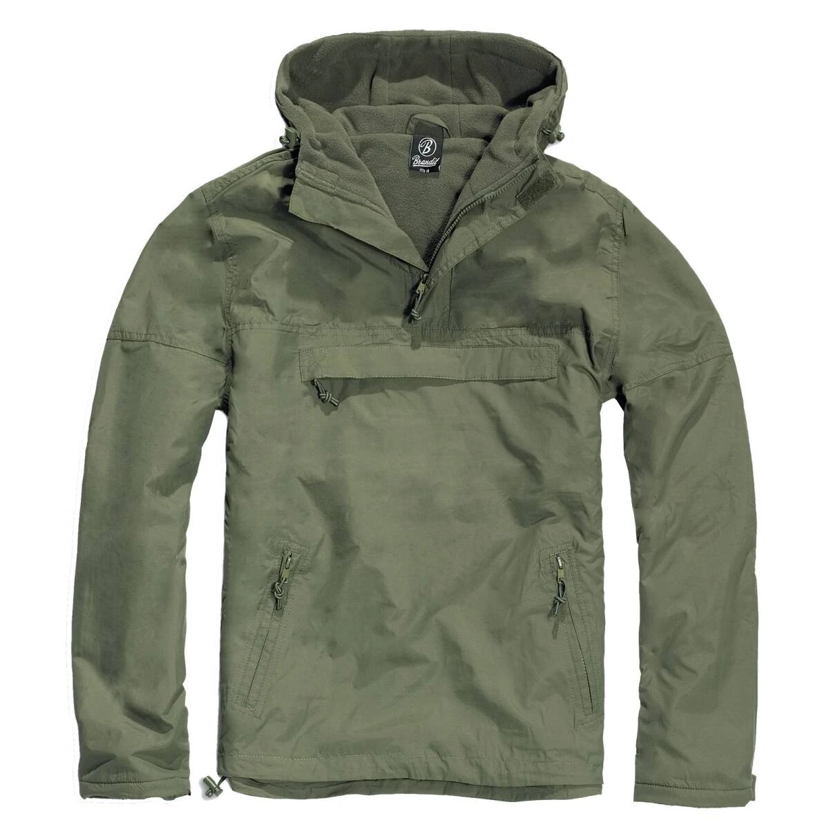 Brandit Hooded Windbreaker Oliv 3 Brandit Hooded Windbreaker Oliv