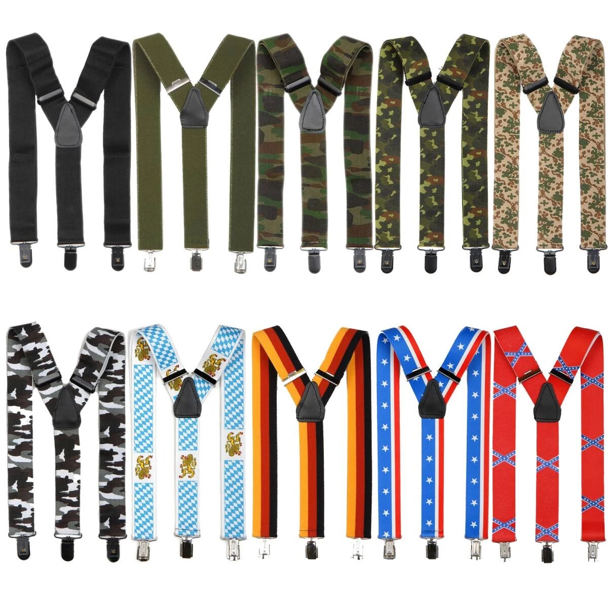 Hosenträger Schwarz 4 Hosenträger Schwarz – Bild 2